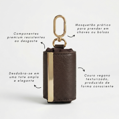 Salva™ Bolsa Tote Dobrável Chaveiro