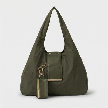 Salva™ Bolsa Tote Dobrável Chaveiro